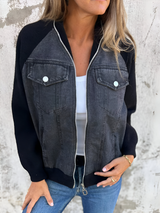 Elspeth | Veste Femme Élégante Col en V