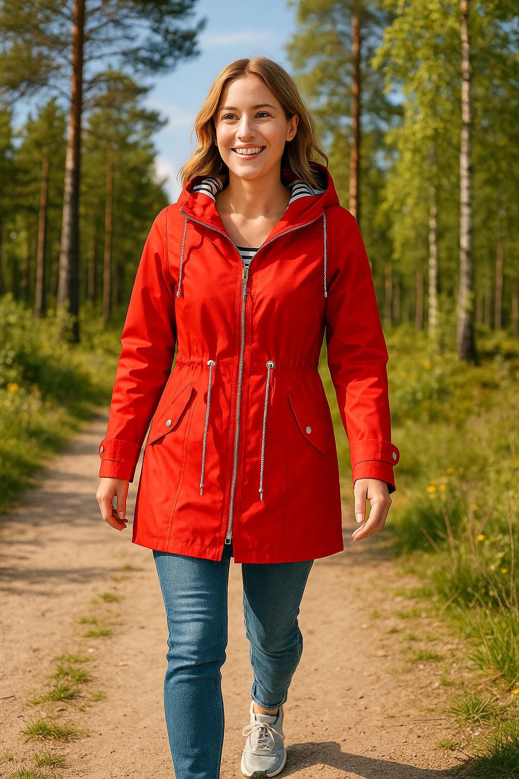 Veste Femme Élégante Déperlante Légère 2