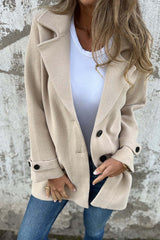 Veste Femme Élégante Longue Automne Hiver 1