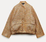 Veste Femme Élégante Pailletée Hiver 4