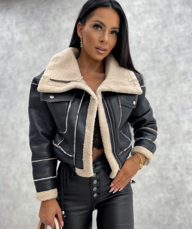 Veste Femme Élégante en Cuir 0