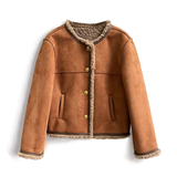 Veste Femme Élégante en Daim Chaud 5