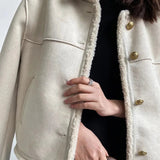 Veste Femme Élégante en Daim Chaud 6