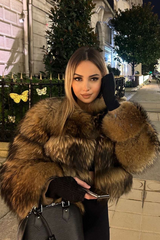 Veste Femme Élégante en Fausse Fourrure 0