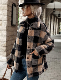 Veste en Flanelle Élégante pour Femme Mode Femme