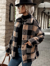 Veste Femme Élégante en Flanelle Chic 0