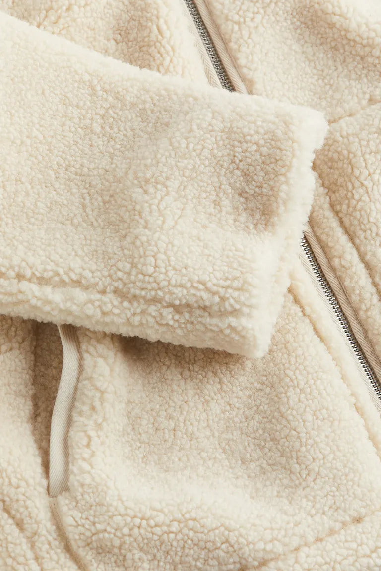 Veste Femme Élégante en Peluche 3