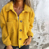 Veste Femme Élégante en Sherpa Douce 0