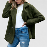 Phoebe | Veste Femme Élégante en Sherpa Doux