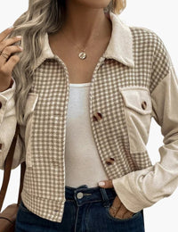 Damenjacke Elegant aus Cord Weibliche Mode