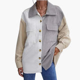 Veste Femme Élégante en Velours Côtelé 2