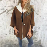 Veste Femme Longue Élégante Bicolore 4