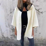 Veste Femme Longue Élégante Bicolore 5