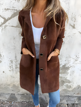 Adeline | Veste Femme Longue Élégante en Laine