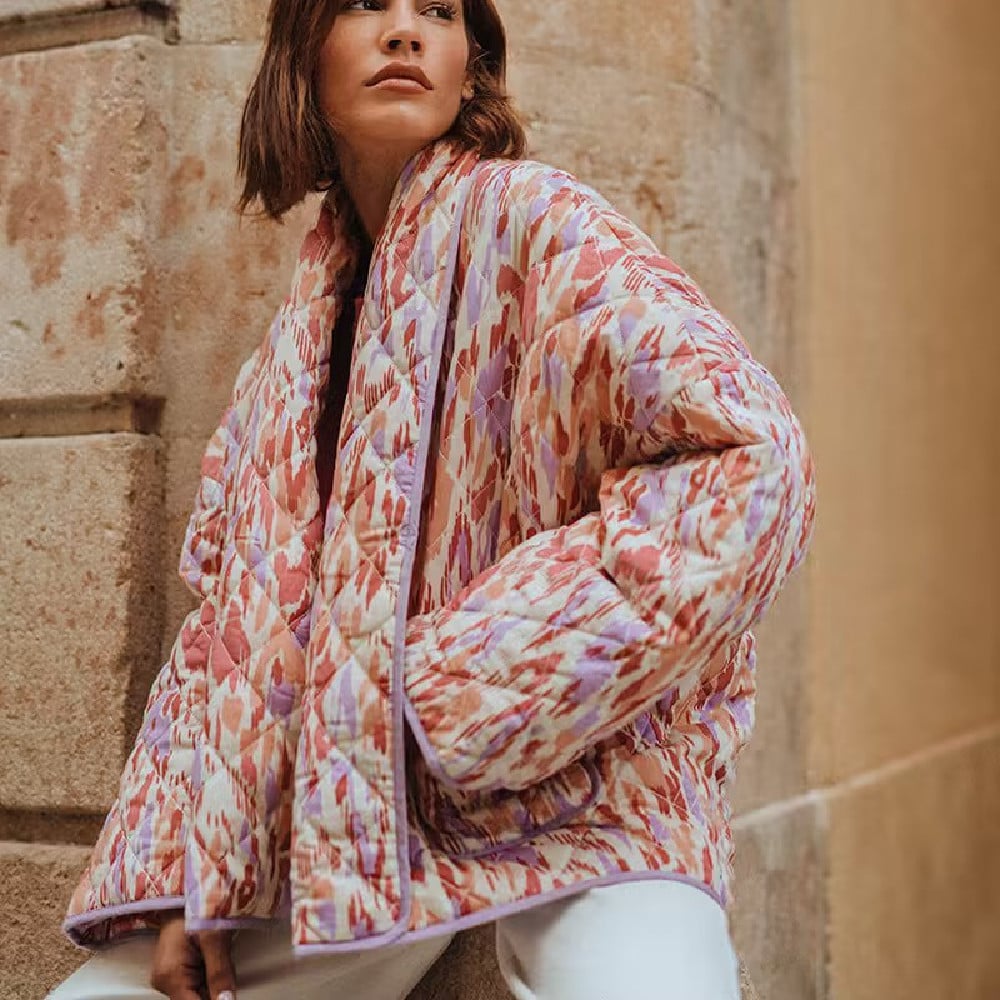 Veste Femme Longue Matelassée Élégante 1