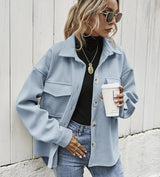 Veste Femme Oversize Chic avec Poches 1