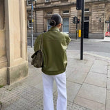 Veste Femme Oversize en Similicuir Tendance 3