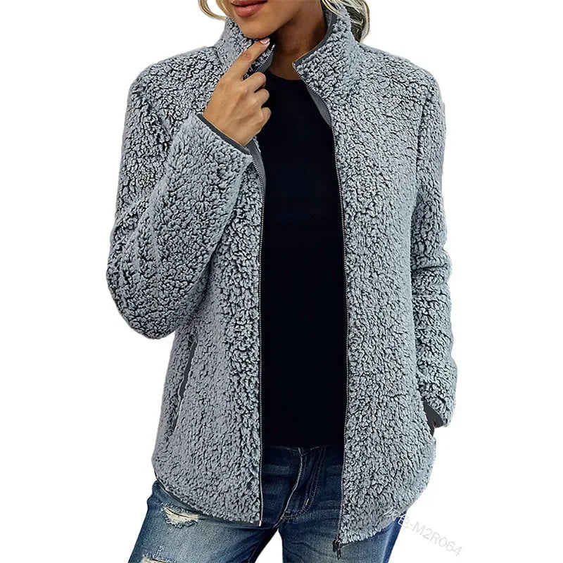 Veste Femme Polaire Confortable Zip Frontale 1