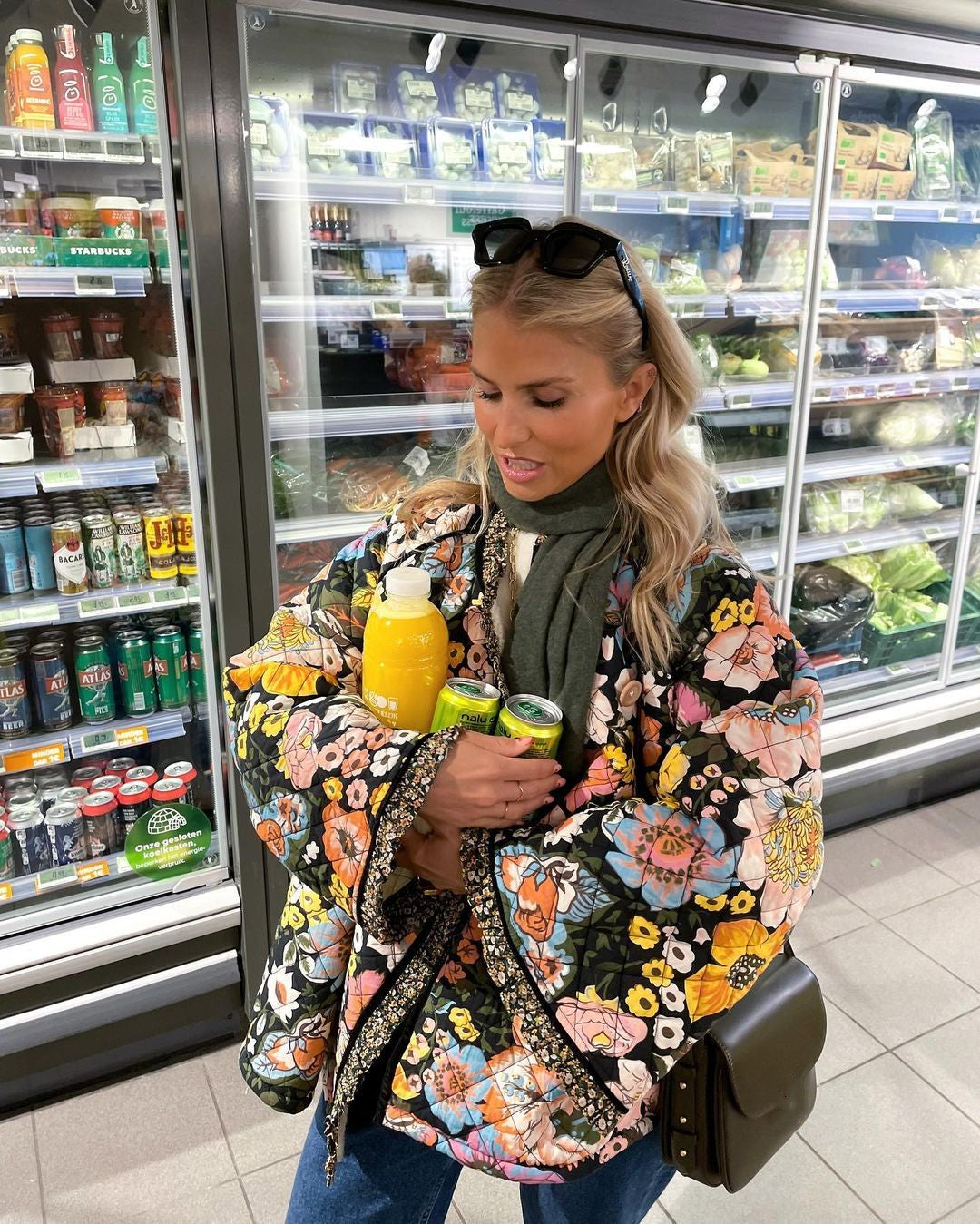 Veste Femme Réversible Florale Élégante 1