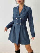 other : Caria | Robe à col en V pour femmes in Bleu van Seroa