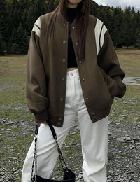 Lässige Oversize Damenjacke im urbanen Look