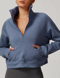 Bequeme Damen-Kapuzenjacke Polarfleece