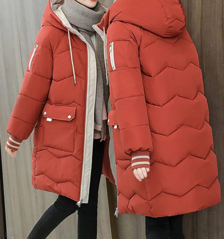 Veste d'Hiver Femme avec Capuche 12