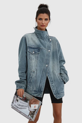 Veste en Jean Femme Artistique Moderne 2