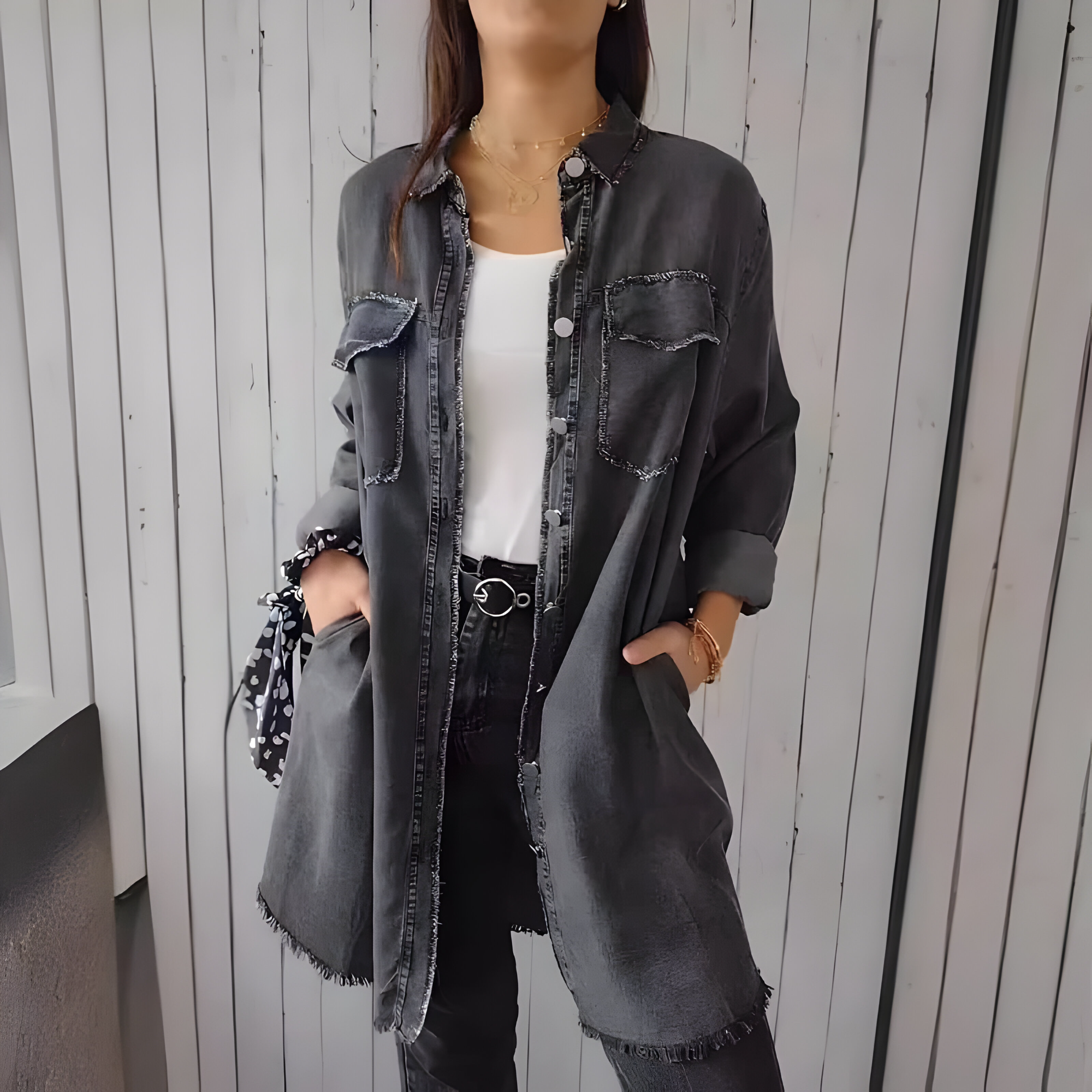 Sienna | Veste en Jean Femme Décontractée Élégante