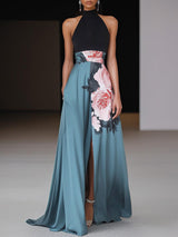 Robe longue fluide femme imprimé floral chic - Été, légère et