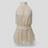 Dione | Robe Femme Mini Élégante en Chiffon