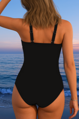 Maillot de Bain 1 Pièce Gainant Luxe Femme - Effet Wrap Coloré Élégant