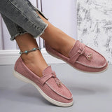 bags : Isabelle | Chaussures Femme Mocassins Cuir Élégants in Rose van Seroa