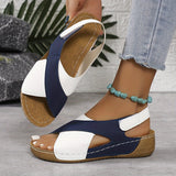sandals : Lucy - Sandales à semelles compensées confortables avec soutien de la voûte plantaire in van Seroa