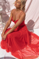 Robe Longue Femme Élégante en Mousseline - Idéale Soirée, Bal,