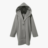 Langer Damen-Wintermantel aus Baumwolle Herbstkollektion