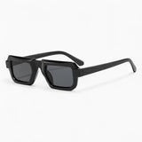 other : Angela | Lunettes de Soleil Femme Carrées Rétro in NoirGris van Seroa