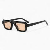 other : Angela | Lunettes de Soleil Femme Carrées Rétro in NoirThé van Seroa