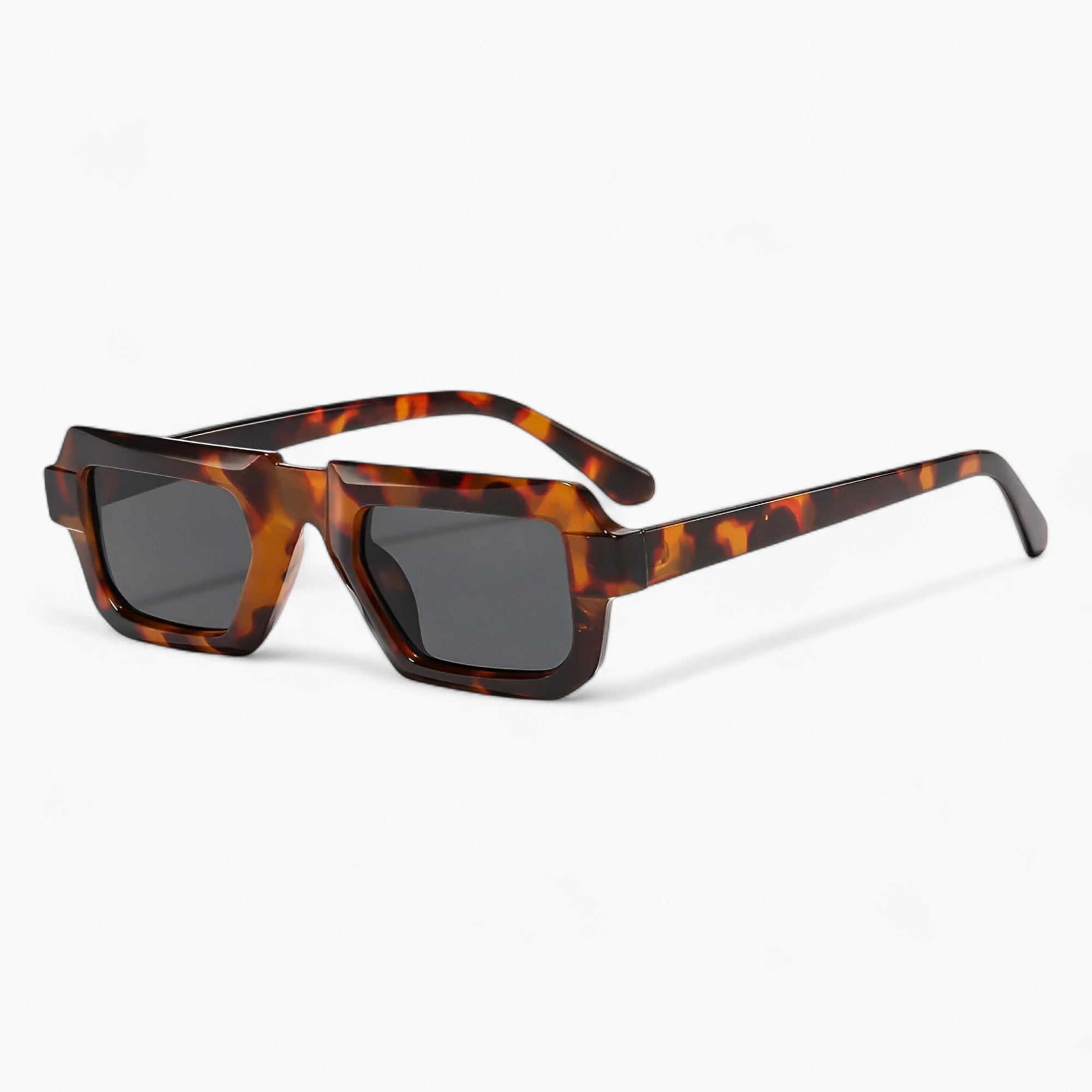 other : Angela | Lunettes de Soleil Femme Carrées Rétro in LéopardGris van Seroa