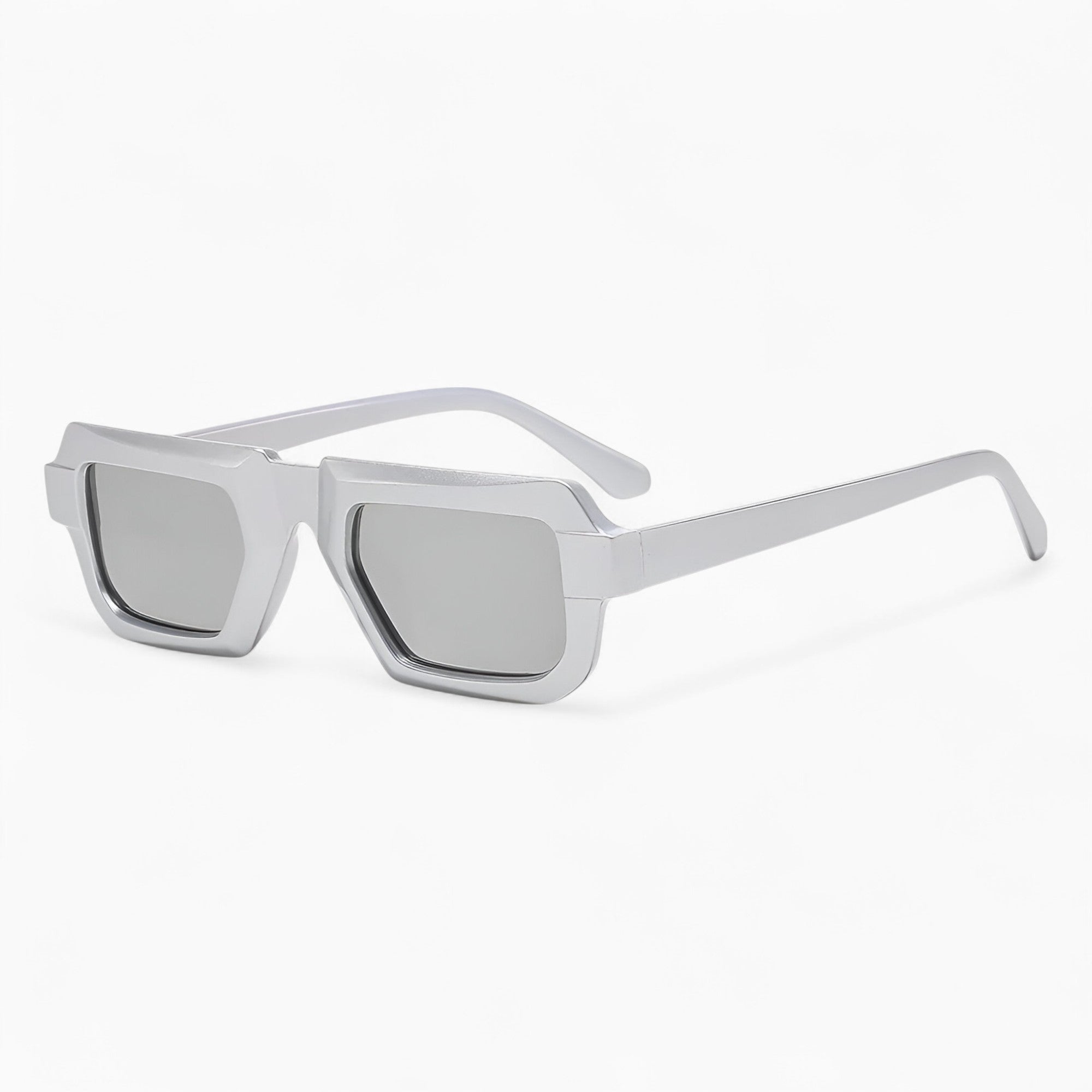 other : Angela | Lunettes de Soleil Femme Carrées Rétro in ArgentArgent van Seroa