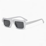 other : Angela | Lunettes de Soleil Femme Carrées Rétro in ArgentGris van Seroa