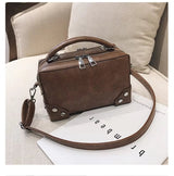 bags : Maya | Sac Bandoulière Femme Cuir Vintage Élégant in Marron van Seroa