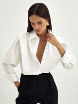 Chemise carrée femme à boutons multiples coloris variés