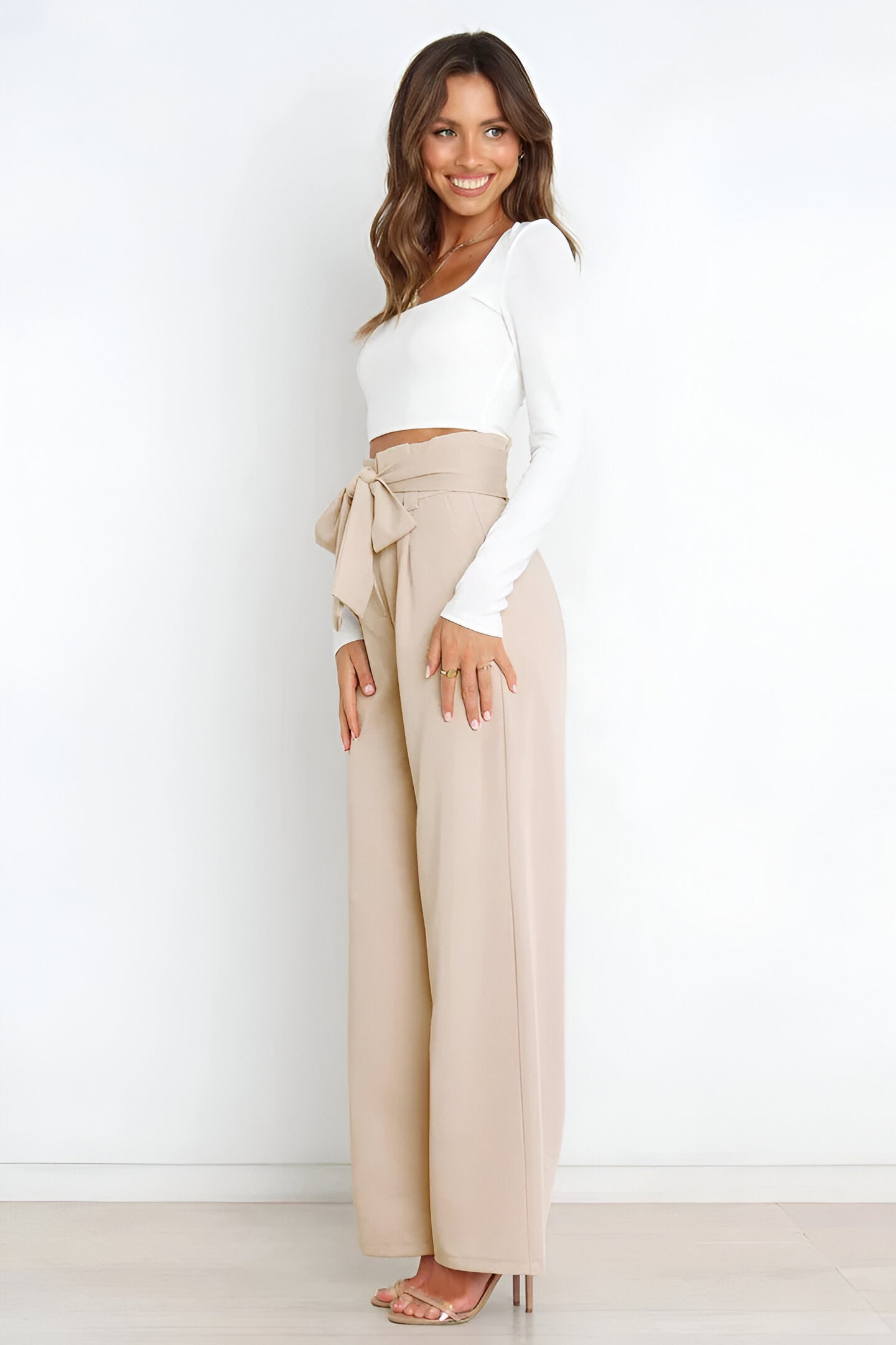 skirts : Evelyn | Pantalon Fluide Femme Jambes Larges Confortable in van Seroa