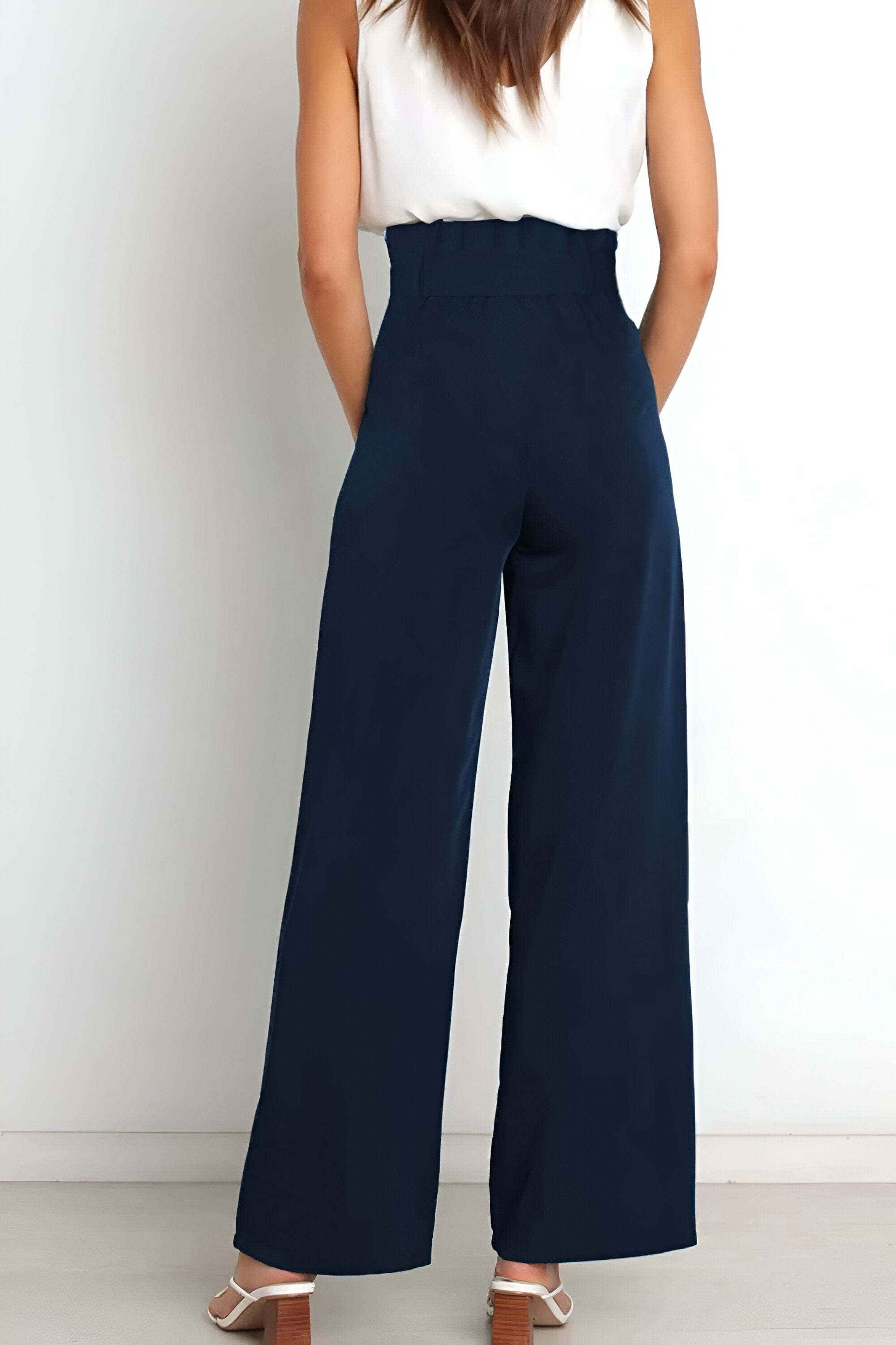 skirts : Evelyn | Pantalon Fluide Femme Jambes Larges Confortable in van Seroa