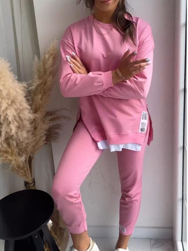 other : Nina – Ensemble Décontracté en Coton Oversize au Style Streetwear Urbain in Rose van Seroa