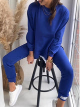 other : Nina – Ensemble Décontracté en Coton Oversize au Style Streetwear Urbain in Bleu van Seroa