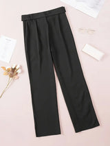 skirts : Jessie | Pantalon Femme Taille Haute Droite Confortable in van Seroa
