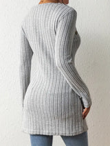 other : Emma – Gilet Élégant Côtelé avec Design Asymétrique et Boutons in van Seroa