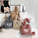 bags : Stella | Sac à Main Femme Moelleux en Forme de Cœur in van Seroa